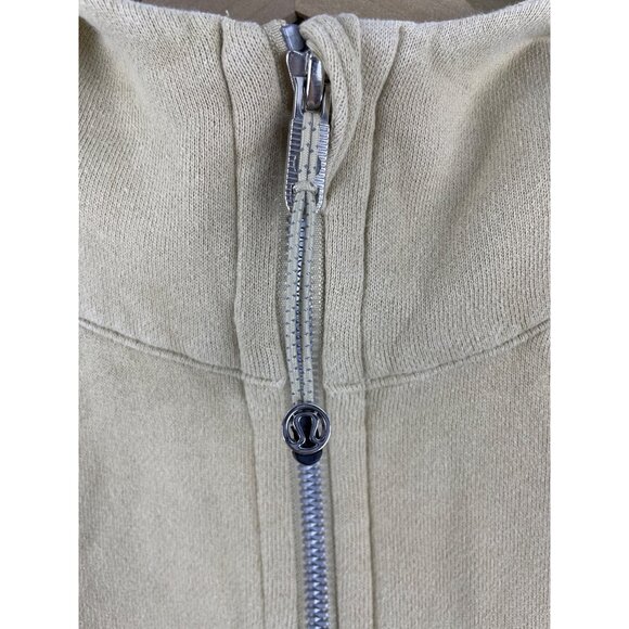 Lululemon Women's Size XS Small Scuba Oversized Half Zip Hoodie Tan Beige - Picture 4 of 7